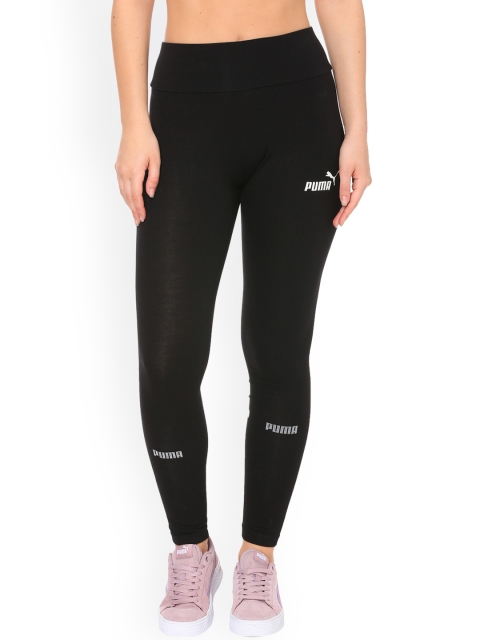 

Puma Women Black Solid Tights