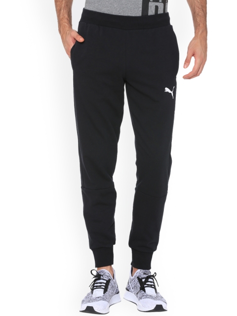 

Puma Men Black Solid Straight-Fit Men