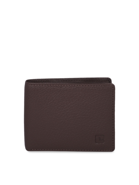 

SPYKAR Men Brown Solid Two Fold Wallet