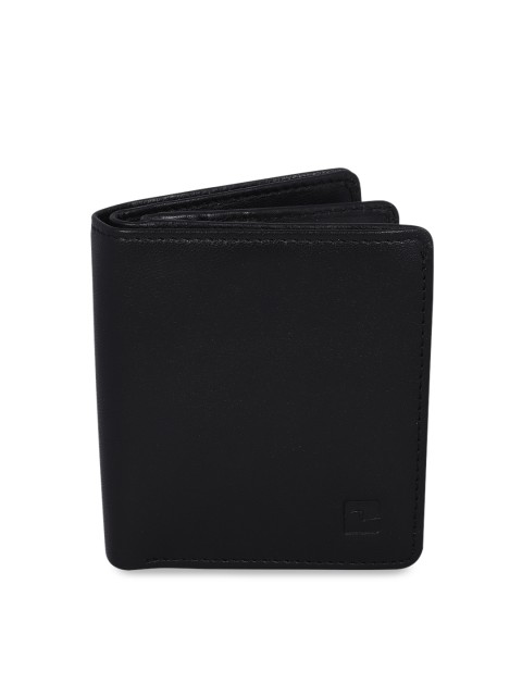 

SPYKAR Men Black Solid Two Fold Wallet