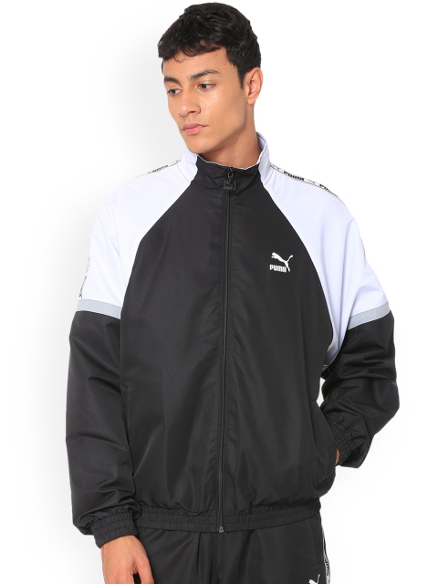 

Puma Men Black & White Colourblocked Puma XTG Sporty Jacket