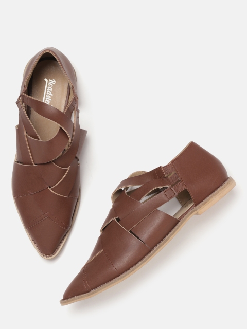

Roadster Women Brown Solid Flats