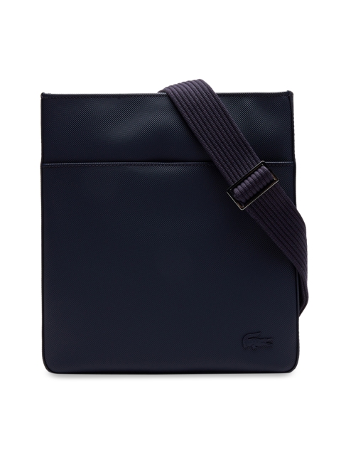 

Lacoste Men Navy Blue Solid Messenger Bag