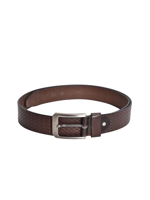 

Second SKIN Men Brown Textured Belt