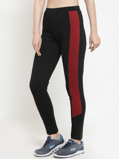 

Boston Club Women Black Solid Slim-Fit Trackpant