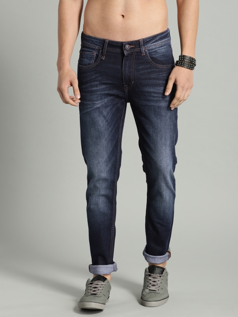 

Roadster Men Blue Skinny Fit Mid-Rise Clean Look Stretchable Jeans