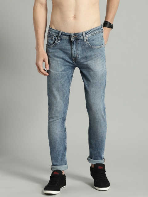 

Roadster Men Blue Skinny Fit Mid-Rise Clean Look Stretchable Jeans