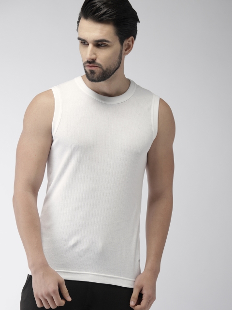 

Levis Men White Solid Pure Cotton Innerwear vest VT-100CA-1PK-STYLE-014-67