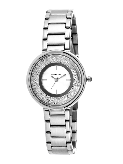 

GIORDANO Women Silver-Toned Analogue Watch C2115-11