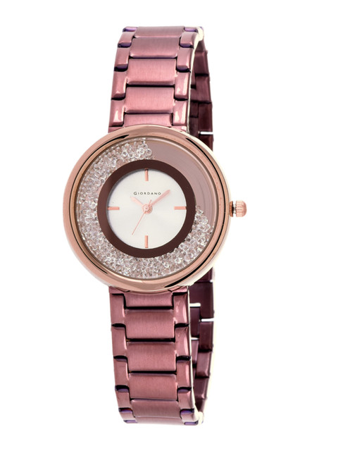 

GIORDANO Women Pink Analogue Watch C2115-55