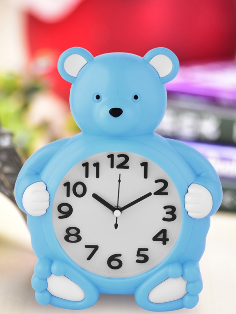 

Archies Blue Round Solid Analogue Alarm Clock