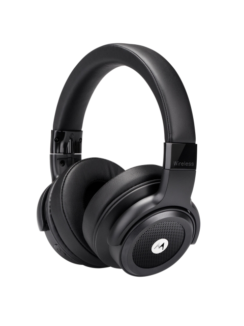 

Motorola Black Escape 800 ANC Wireless Active Noise Cancellation Headphones with Google Assistant