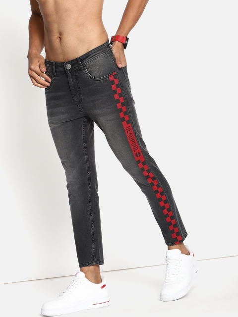 

Kook N Keech Marvel Men Black Skinny Fit Mid-Rise Clean Look Stretchable Jeans