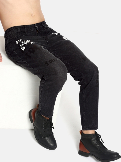 

Kook N Keech Men Black Slim Fit Mid-Rise Clean Look Stretchable Jeans