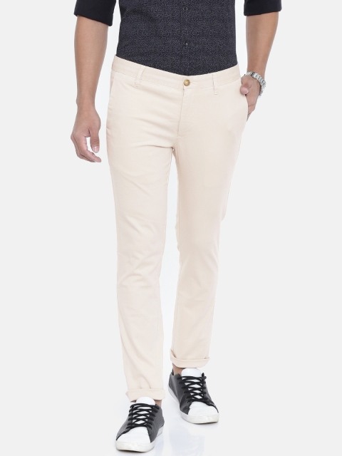 

Parx Men Off-White Super Slim Fit Solid Chinos
