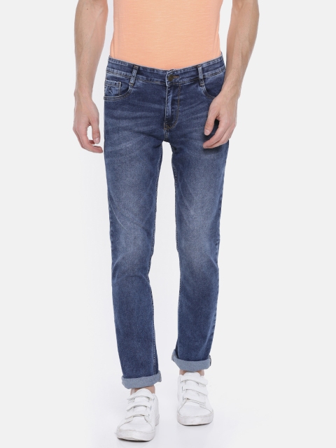 

Parx Men Blue Slim Fit Mid-Rise Clean Look Stretchable Jeans