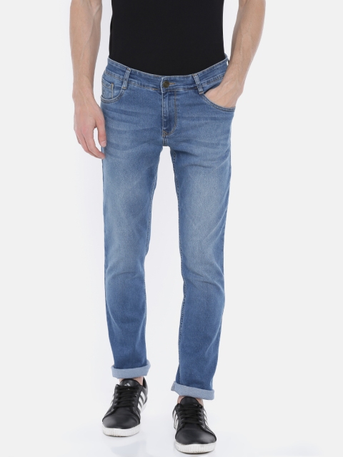

Parx Men Blue Slim Tapered Fit Mid-Rise Clean Look Jeans