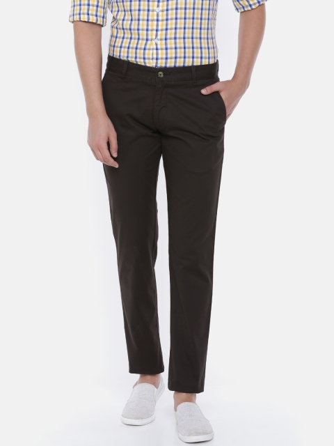 

Parx Men Green Tapered Fit Solid Chinos