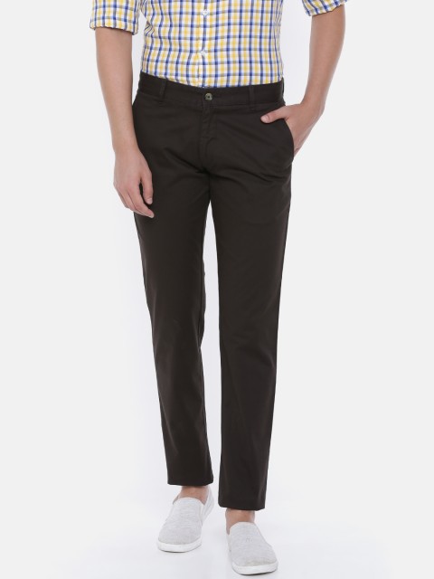 

Parx Men Black Slim Fit Solid Chinos