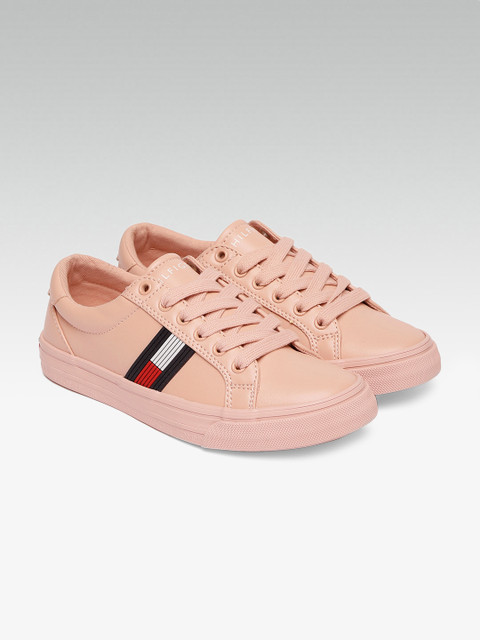 

Tommy Hilfiger Women Pink Solid Sneakers