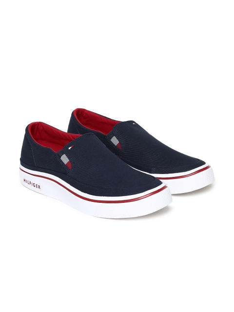 

Tommy Hilfiger Men Blue Slip-On Sneakers