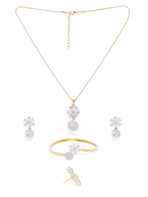 

Mahi Women Gold-Plated Pendant Set