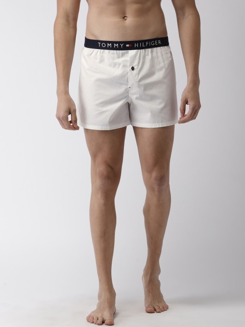

Tommy Hilfiger Men White Solid Boxer P9AB2104
