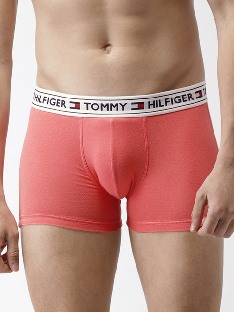 

Tommy Hilfiger Men Pink Solid Trunk P9AB4114