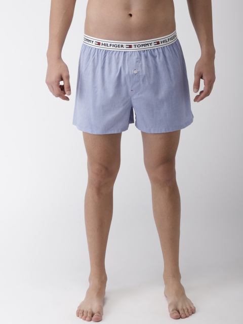 

Tommy Hilfiger Men Blue Solid Pure Cotton Boxer P9AB2100