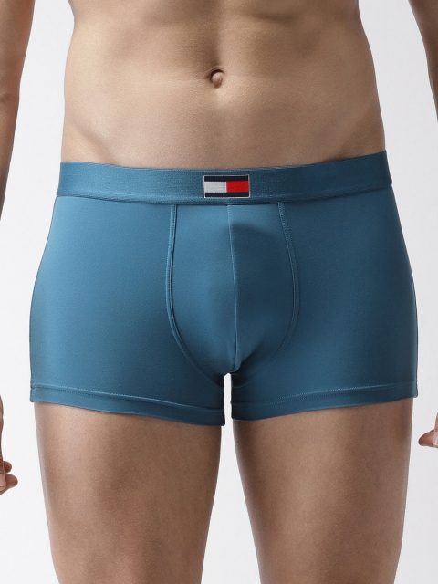 

Tommy Hilfiger Men Blue Solid Trunks P9AB4117