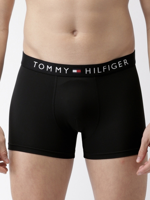 

Tommy Hilfiger Men Black Solid Trunk P9AB4137