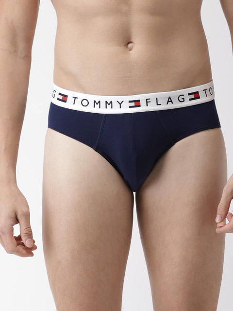 

Tommy Hilfiger Navy Solid Briefs P9AB1108, Navy blue