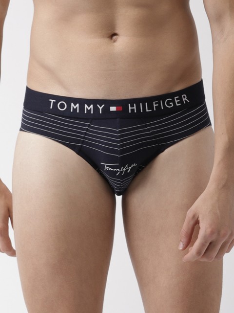 

Tommy Hilfiger Navy Striped Briefs P9AB1113, Navy blue
