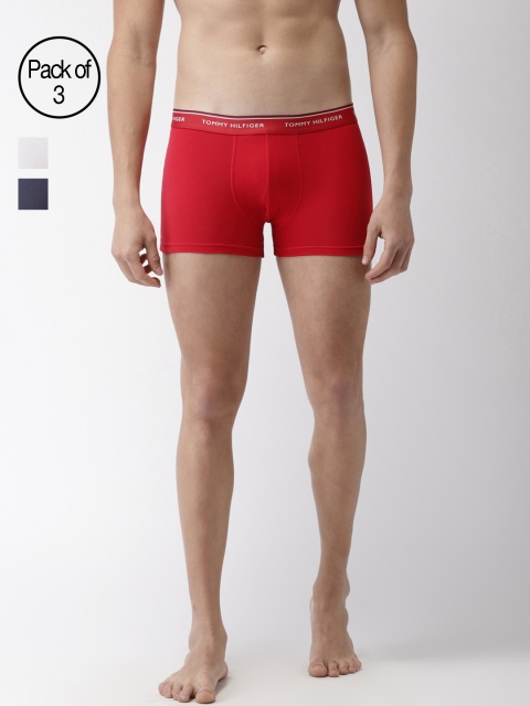 

Tommy Hilfiger Men Pack of 3 Trunks P9AB4179, Navy blue