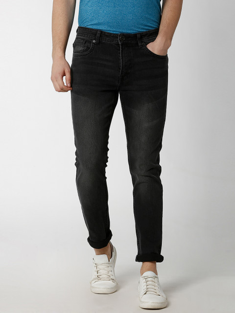 

Peter England Casuals Men Grey Skinny Fit Mid-Rise Clean Look Stretchable Jeans