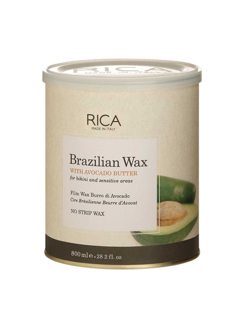 

RICA Brazilian Wax with Avocado Butter for Bikini & Sensitive Areas 800 ml, Beige