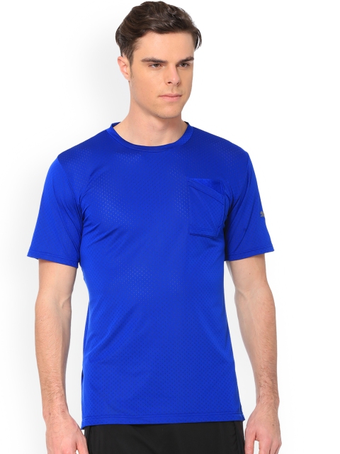 

Puma Men Blue Printed Round Neck T-shirt
