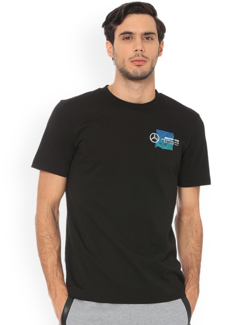 

PUMA Motorsport Men Black MAPM Logo Tee Round Neck T-shirt