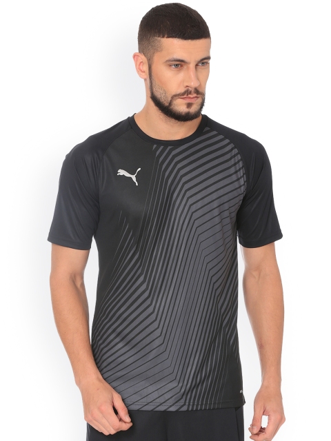 

Puma Men Black Printed Round Neck ftblNXT T-shirt