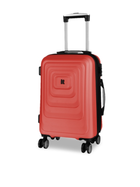 

IT Luggage Unisex Pink Hard-Sided Cabin Trolley Bag