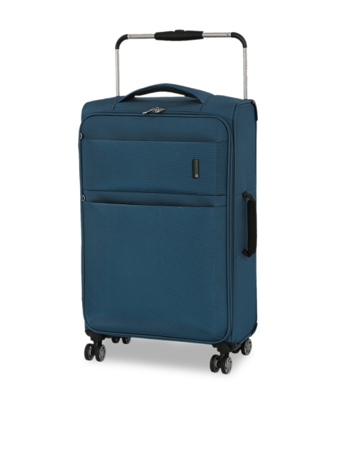 

IT Luggage Unisex Blue Soft-Sided Medium Trolley Bag