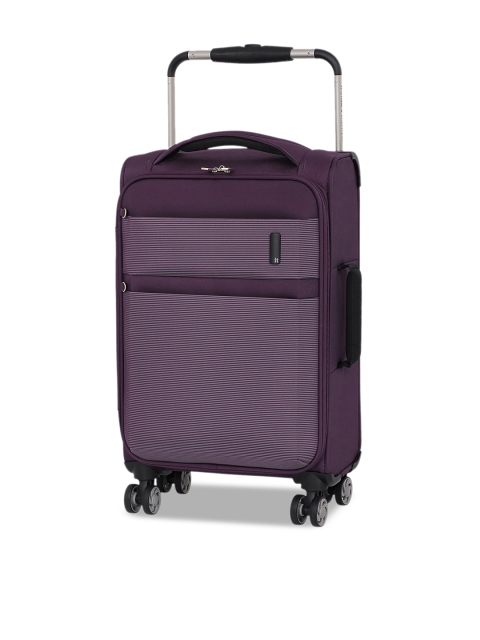 

IT Luggage Unisex Purple Soft-Sided Cabin Trolley Bag