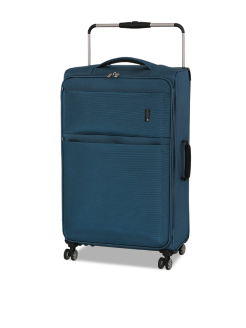 

IT Luggage Unisex Blue Soft-Sided Large Trolley Bag