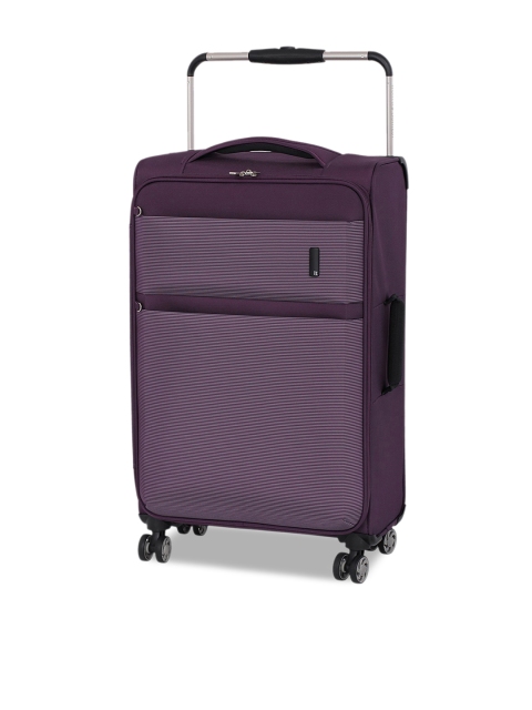 

IT Luggage Unisex Purple Soft-Sided Medium Trolley Bag