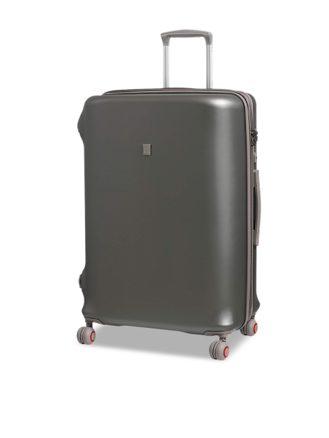 

IT Luggage Unisex Grey Hard-Sided Medium Trolley Suitcase