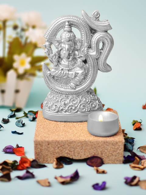 

Archies Unisex Silver-Toned Ganesha Showpiece