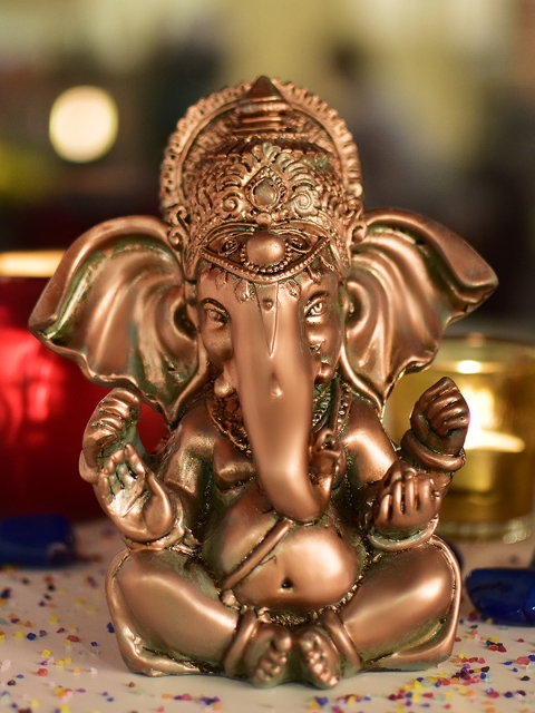 

Archies Unisex Copper-Toned Ganesha Showpiece