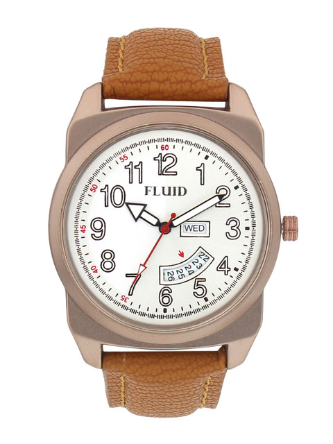 

FLUID Men Off-White Analogue Watch FL-722