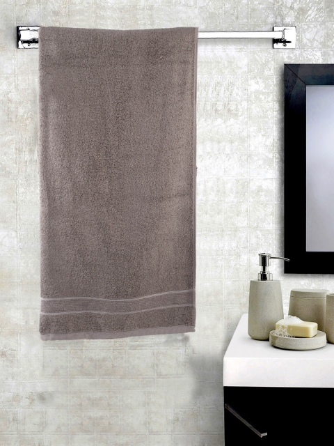 

Turkish Bath Unisex Brown Solid 700GSM Cotton Bath Towel