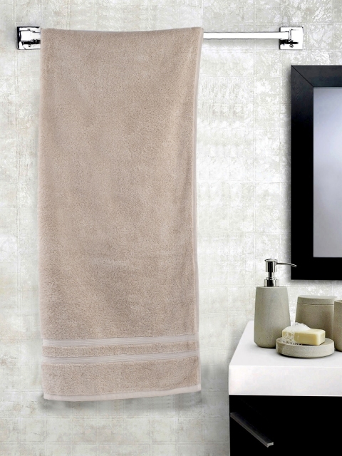 

Turkish Bath Unisex Beige Solid 550GSM Cotton Bath Towel